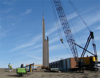 Sheet Pilings on Lake Ponchartrain in New Orleans